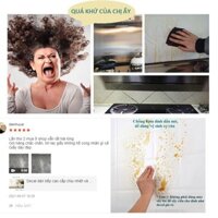 Decal Dán Bếp Trong Suốt, Chịu Nhiệt Cao, Chống Bám Dính Dầu Mỡ