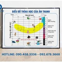 (Decal Dán) Biểu Đồ Thính Học Của Âm Thanh , tranhyhoc