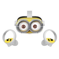 Decal Dán Cho Oculus Quest 2 VR Màu 1-20 Bộ Điều Khiển Tai Nghe Da PVC Cho Quest2 Dán Phụ Kiện Dễ Dàng Áp Dụng Loại Bỏ