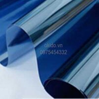Decal dán kính chống nắng Hai Mặt Màu Xanh