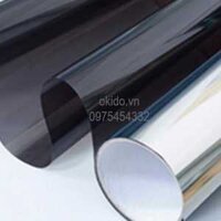 Decal dán kính chống nắng màu Xám Bạc