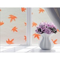 Decal dán kinh LUVINA làm mờ kính cuộn 3m rộng 60cm- dán kính lá phong đỏ