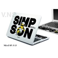 Decal dan laptop OffWhite Simpson VNO SKIN cao cấp dành cho các dòng laptop