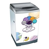 Decal dán máy giặt CẬU BÉ DU HÀNH VŨ TRỤ - Tủ lạnh mini