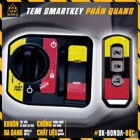 Decal Dán Smartkey Honda SH, SH Mode, Vision, Airblade, Vario,.. | SK-HONDA-ĐỨC |  Tem Dán Khóa Thông Minh Phản Quang