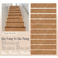 Decal dán trang trí bâc thang Tre Đan Stair sticker