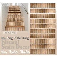 Decal dán trang trí bâc thang Tre Trúc Khô Stair sticker