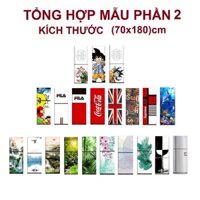 DECAL DÁN TỦ LẠNH KHỔ ( 70x180 ) cm - TỔNG HỢP MẪU P.2