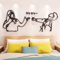 Decal Dán Tường 3D Tình Yêu