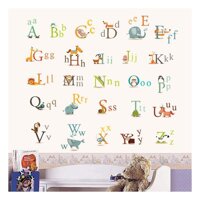 Decal dán tường bảng chữ cái AY877