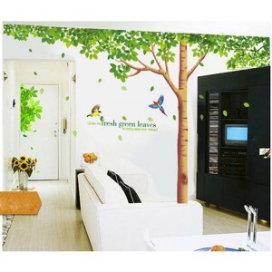 Decal dán tường Cây bóng mát 1