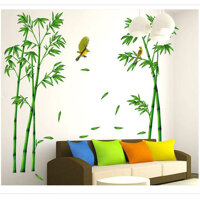 Decal dán tường Cây trúc xanh 3 AmyShop DCX047 165 x 295 cm