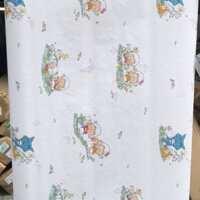 Decal Dán Tường Cho Bé Cừu Trắng Và Cáo Xanh