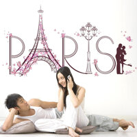 Decal Dán Tường Chữ Paris Binbin PK346 85 x 130 cm