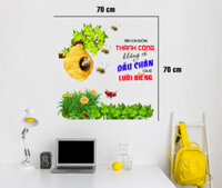 Decal dán tường decal trang trí quán số 24, có sẵn keo dán 2 mặt, dán quán trà sữa, độc đáo ở TPHCM