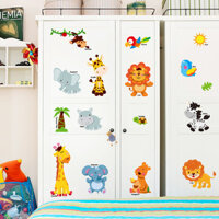 Decal dán tường động vật hoạt hình ZOOYOO SK9267