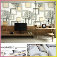 Decal dán tường - Giấy dán tường 3D có sẵn keo chống nước khổ 10m x 0.45m GDT_6051-2