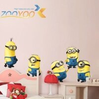 Decal dán tường hình hoạt hình xinh xắn cho bé