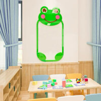 Decal dán tường mica dán nổi bảng tin thông báo động vật ngộ nghĩnh trang trí lớp học, trường mầm non, khu vui chơi