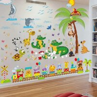 Decal dán tường Rừng nhiệt đới- T191-kiddecals