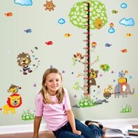 Decal dán tường Size lớn thước đo chiều cao công viên cho bé SK2017AB