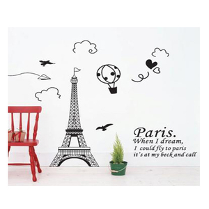 Decal dán tường Tháp Eiffel 1 - PK72