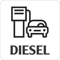 Decal dán xe oto, phân biệt xăng dầu diesel Oil-9 - Diesel
