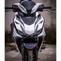 Decal dán xe Tem rời winner x v3 đen trắng