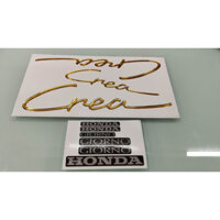 Decal đổ nổi xe Crea