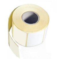 Decal giấy cảm nhiệt trực tiếp 70x30mm bế thành dạng cuộn