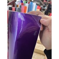 Decal Giấy Candy Tím Bóng Cao Cấp Khổ Rộng 76cm x dài 1m