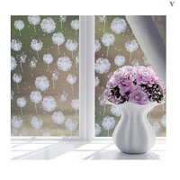 Decal Giấy Dán Kính Hoa Bồ Công Anh OEM
