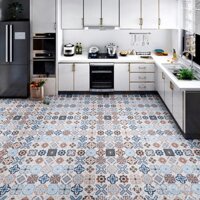 Decal Giấy Dán Sàn Keo Sẵn 60cm x 05 mét Decor Nhiều Tuyệt Đẹp, Chống trơn trượt, kháng nước