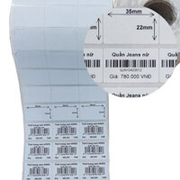 Decal giấy in 3 tem 1 hàng (35X22mm) | Giấy in 3 TEM SIÊU THỊ – Bo góc