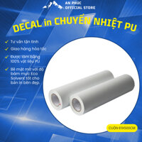 Decal in chuyển nhiệt PU, Decal in áo bóng đá