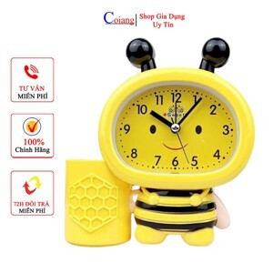 Decal kèm đồng hồ hình ong vàng - DH09