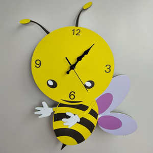 Decal kèm đồng hồ hình ong vàng - DH09