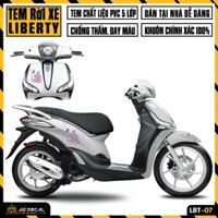 Decal Liberty Thiết Kế Magic | LBT-07 | Tem Dán Xe Máy Liberty 125 Chống Nước Bền Màu