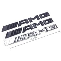 Decal logo 3D chữ nổi AMG dán xe đuôi ô tô - HÀNG CHÍNH HÃNG
