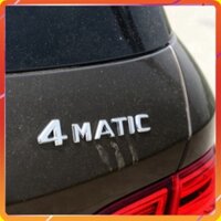 Decal logo inox 3D cao cấp chữ nổi 4 MATIC dán xe đuôi xe ô tô G30209 (HÀNG LOẠI 1) - HÀNG CHÍNH HÃNG