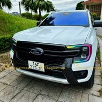 Decal Miếng dán đổi màu đèn Ford Ranger + Everest 2022-2024