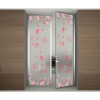 Decal mờ dán kính cao cấp cho cửa phòng - mẫu số 19