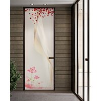 Decal mờ dán kính cao cấp cho cửa phòng - mẫu số 12