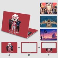 Decal một mảnh da máy tính xách tay ba mảnh tùy chỉnh cho 10.6 "12.6" 13.3 "14" 15.6 "17.3" ASUS / acer / lenovo / dell / hp / thinkpad trang trí máy tính xách tay