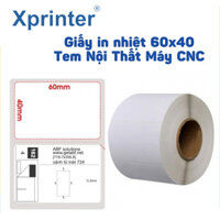 Decal nhiệt Tem cân điện tử, Tem dán gỗ cho máy CNC 58×40 (60×40)