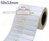 Decal nhựa PVC 50x12mm, 50m (tem vàng, tem nữ trang)