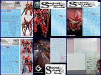 Decal nước dán mô hình SINANJU MG RG HG các loại Water sticker