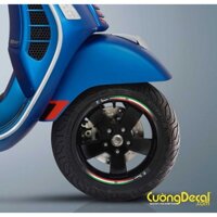 Decal phản quang 3M stickers dán niềng bánh xe Vespa Gts Sprint Primavera