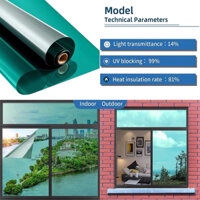 Decal Phim Dán Kính cách nhiệt hàn quốc cao cấp phản quang cản nắng nóng chống tia UV tiết kiệm điện năng