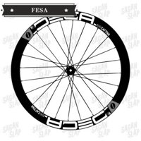 Decal Rims Seli Deca Sticker Chiều rộng Xe đạp gấp 3cm